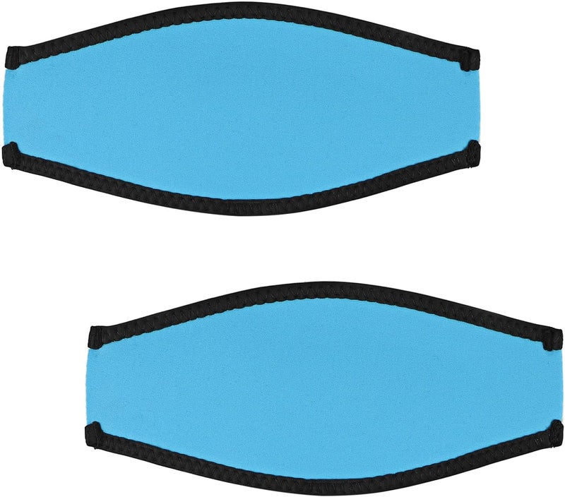 Dawitrly Scuba Mask Strap Cover, 2PCS Neoprene Dive Comfortable Non Slip Hair Protector Wrap, Waterproof Mask Slap Strap for Diving, Snorkel, Swimming for Men and Women Water Sports - Image 1